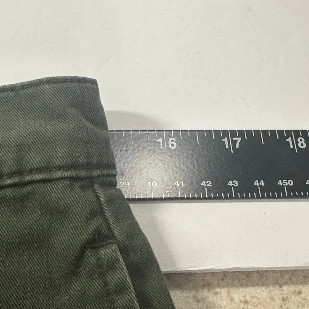 Vintage Polo Jeans Co. Ralph Lauren Green Cotton Womens SZ 8 Button Fly Shorts - Picture 10 of 10